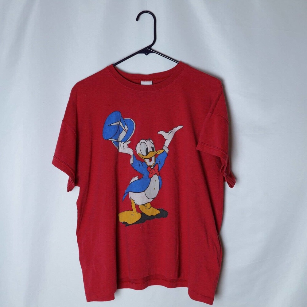 Vintage DecoSport Graphic T-Shirt Men's M Donald Duck Short Sleeve Round Neck